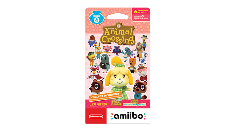 Nintendo animal crossing hot sale amiibo cards series